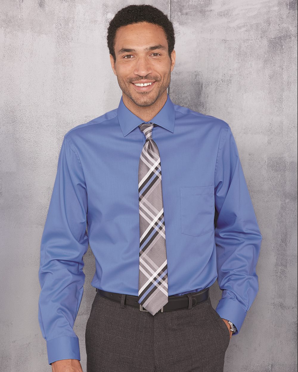 Van Heusen 13V0439 - Flex Collar Long Sleeve Shirt