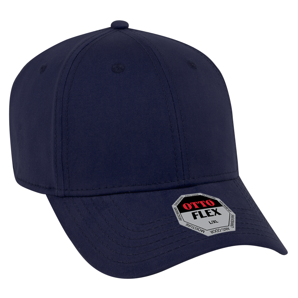 Flex Cap OTTO $7.35 Stretchable OTTO - - Baseball Cap Twill Brushed Headwear 6-Panel 11-1167 Cotton