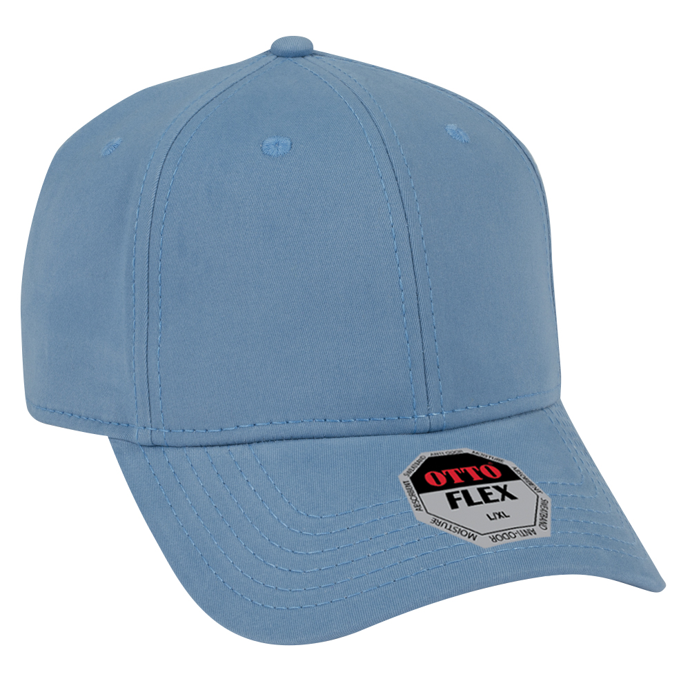 OTTO Cap 11-1167 - OTTO Flex 6-Panel Brushed Stretchable Cotton Twill  Baseball Cap $7.35 - Headwear