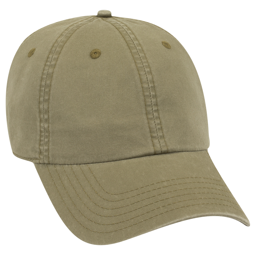 OTTO Cap 18-1220 - Garment Washed Lightweight Cotton Twill 6-Panel Dad Hat