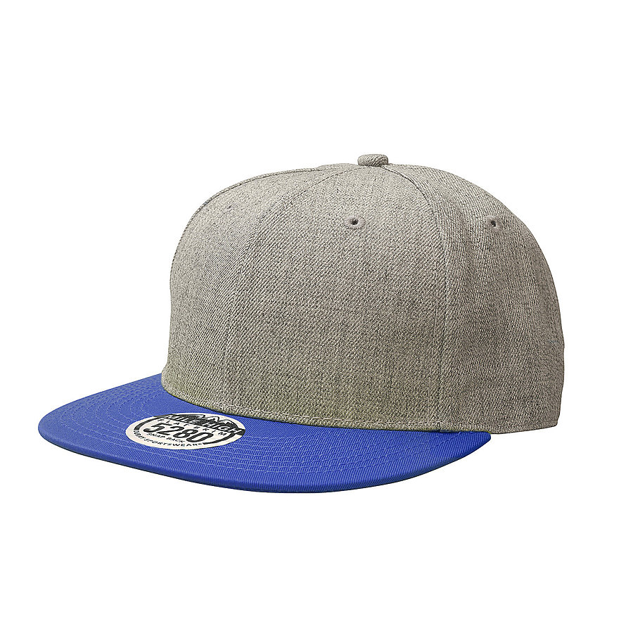 click to view Grey Heather/Electric Blue