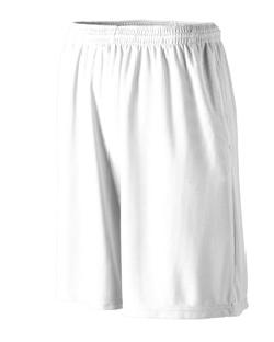 Augusta Drop Ship 803 Longer Length Wicking Short with Pockets