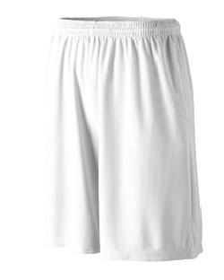 Augusta Drop Ship 814 Youth Longer Length Wicking Short with Pockets