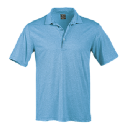 Page & Tuttle P2003 - Men's Heather Seam Detail Short Sleeve Polo