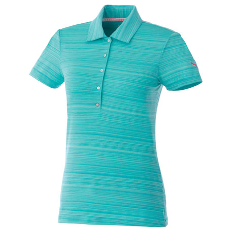 PUMA PA96806 - Women's Golf Barcode Stripe Polo