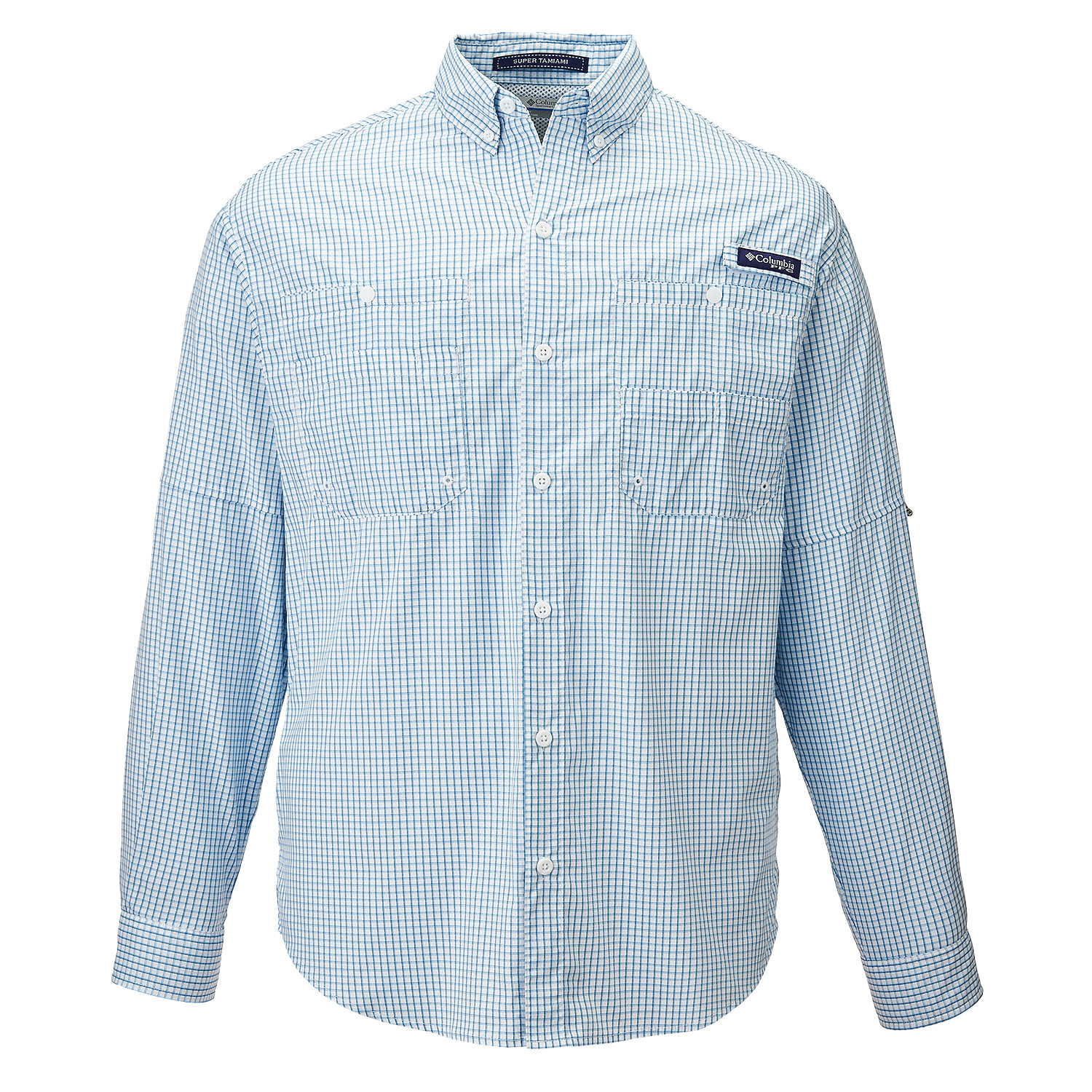 Columbia 143894 - Men's PFG Super Tamiami™ Gingham Long Sleeve Shirt