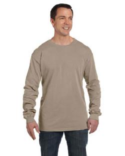 Authentic Pigment 1971 - 5.6 oz. Pigment-Dyed & Direct-Dyed Ringspun Long-Sleeve T-Shirt