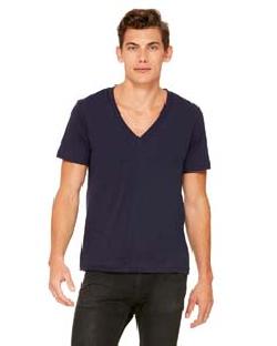 Bella Hivetees T-Shirt Unisex Jersey Deep V 3105 - Rosa Morbido, XXL - American Apparel - 4