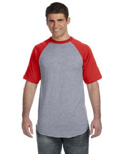 click to view ATHLETIC HEATHER/RED
