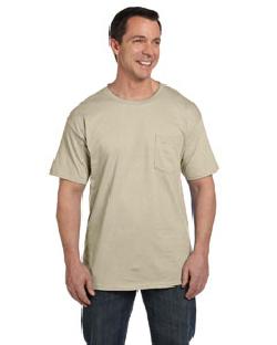 Hanes 6.1 oz 2XL Beefy-T with Pocket Lime 5190P