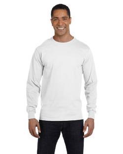 Hanes 5286  Heavyweight Cotton Long Sleeve T-Shirt