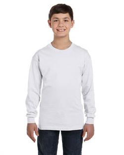 Hanes 5546 TAGLESS Youth Long Sleeve T-Shirt