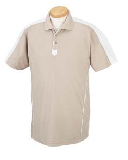 Chestnut Hill CH355  Men's Piped Technical Performance Polo