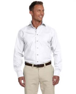 Chestnut Hill CH600C Men's Executive Performance Broadcloth with Spread Collar