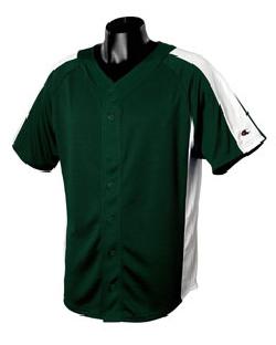 Champion T2207  Pieced Mesh Button-Front Baseball Jersey