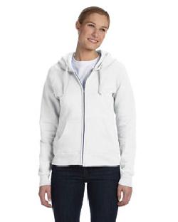 Hanes W280  Women's 8 oz. Full-Zip ComfortBlend Eco Smart Hooded Sweatshirt