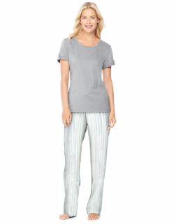 click to view Morning Stripes/Light Heather Grey