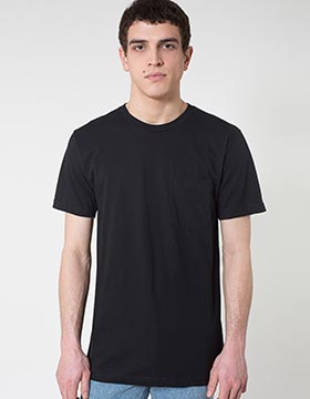 American Apparel 2406W - Unisex Fine Jersey Pocket T-Shirt