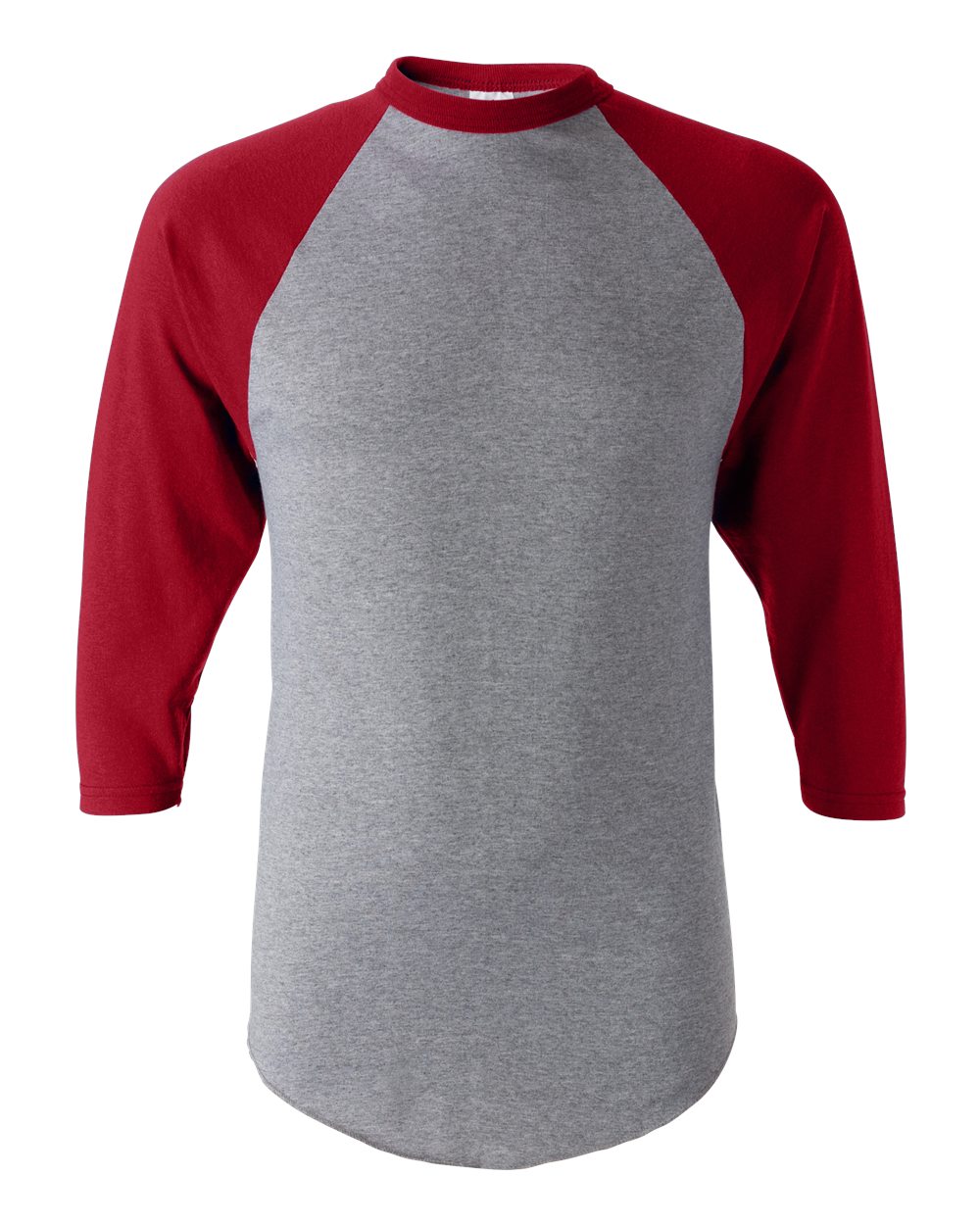 click to view Athletic Heather/ Red