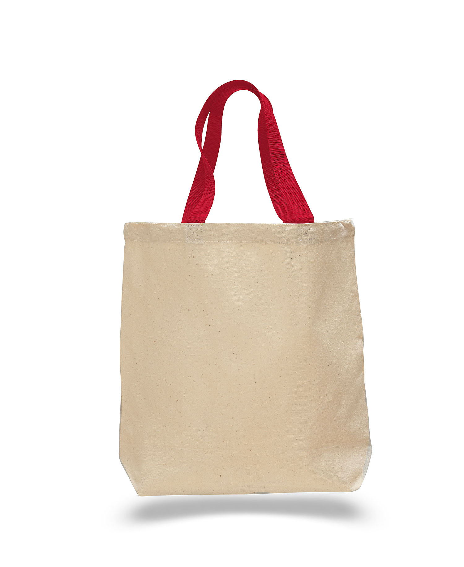 Q-Tees Q4400 - 11L Canvas Tote With Color Handles $2.35 - Bags