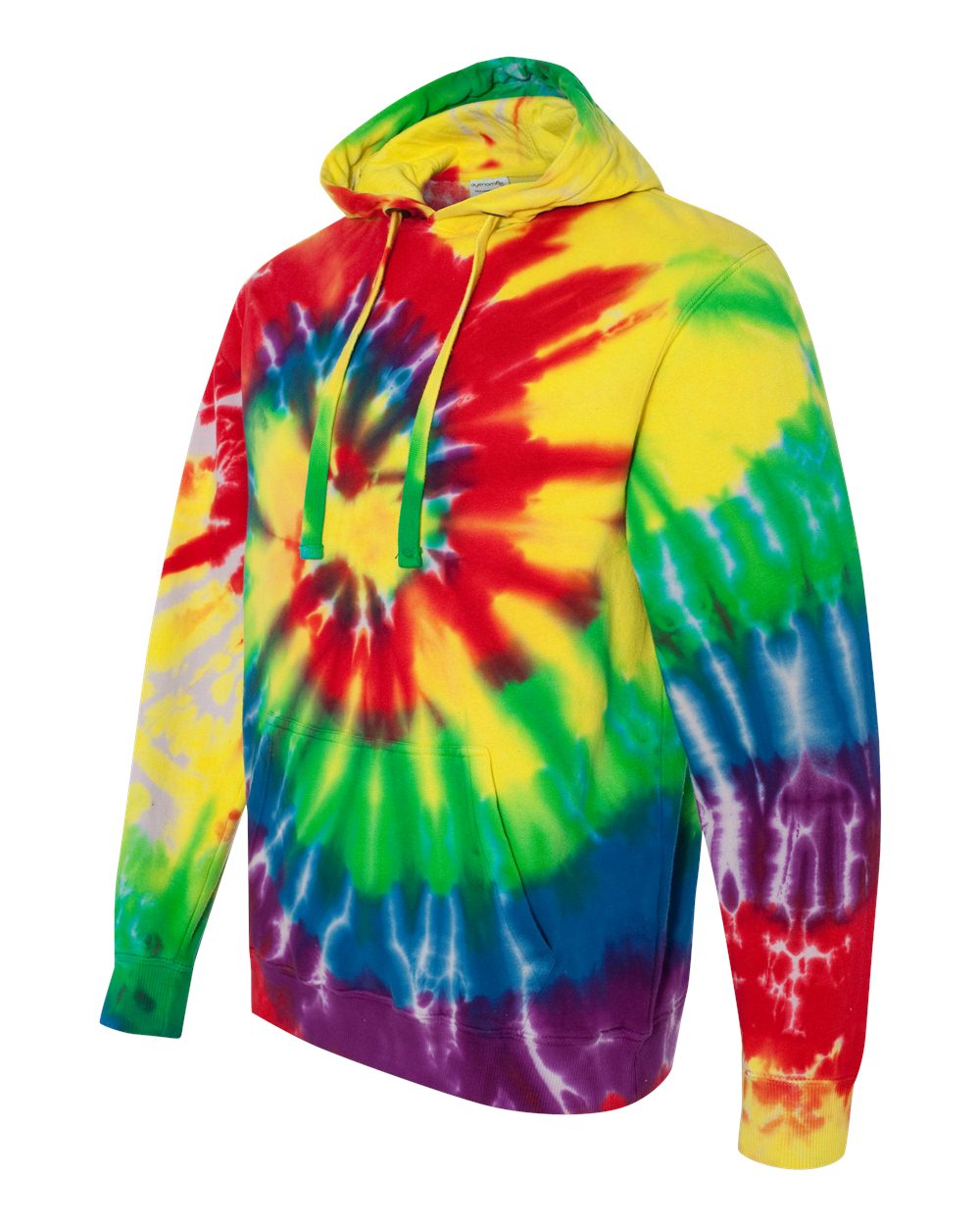 Tie-Dyed 854MS-Multi-Color Spiral Pullover Hooded Sweatshirt $23.72 ...
