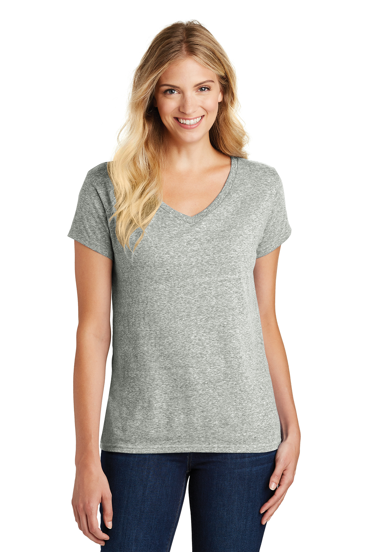 District Made DM465A - Ladies Cosmic Relaxed V-Neck Tee