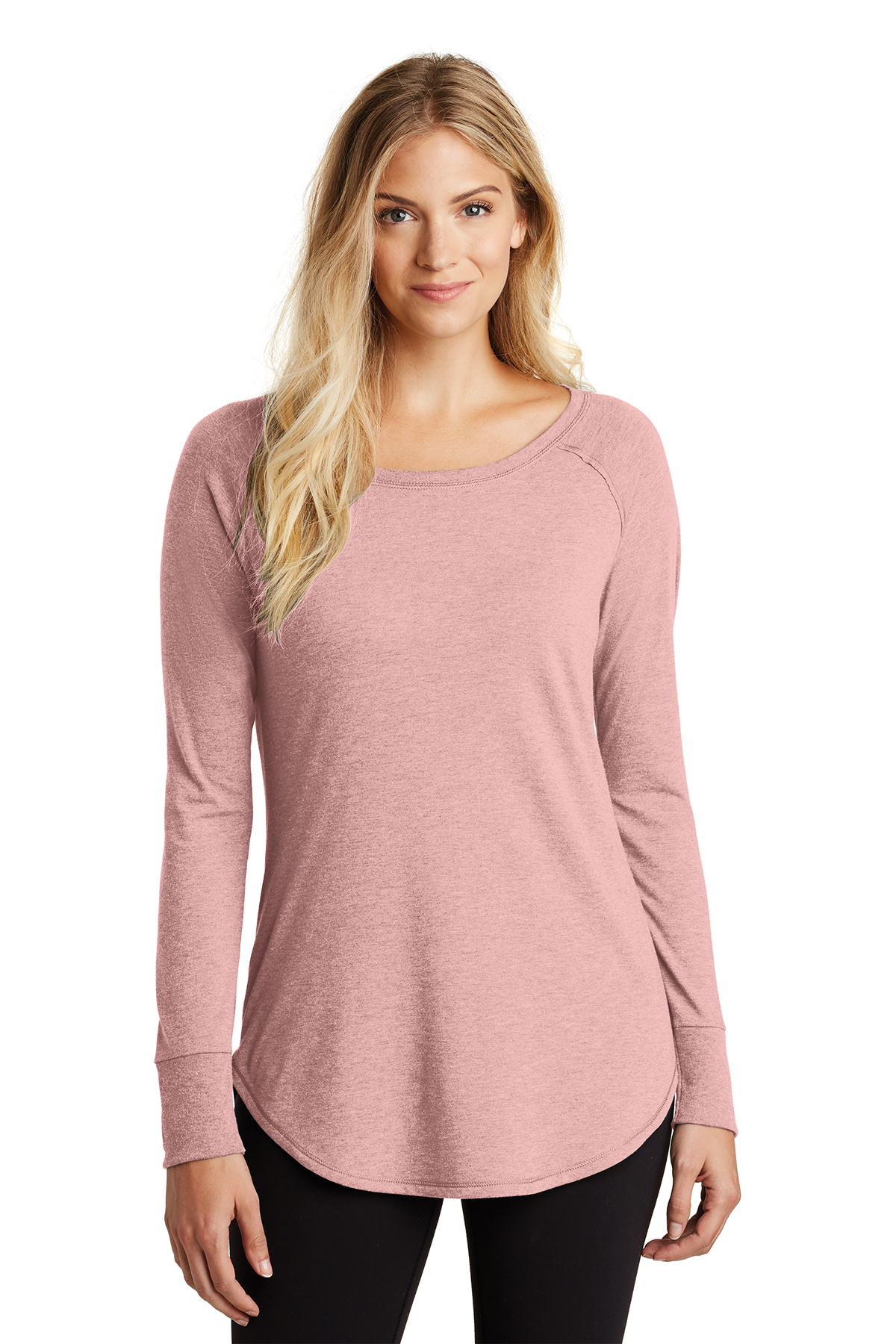 District DT132L - Ladies Perfect Tri Long Sleeve Tunic