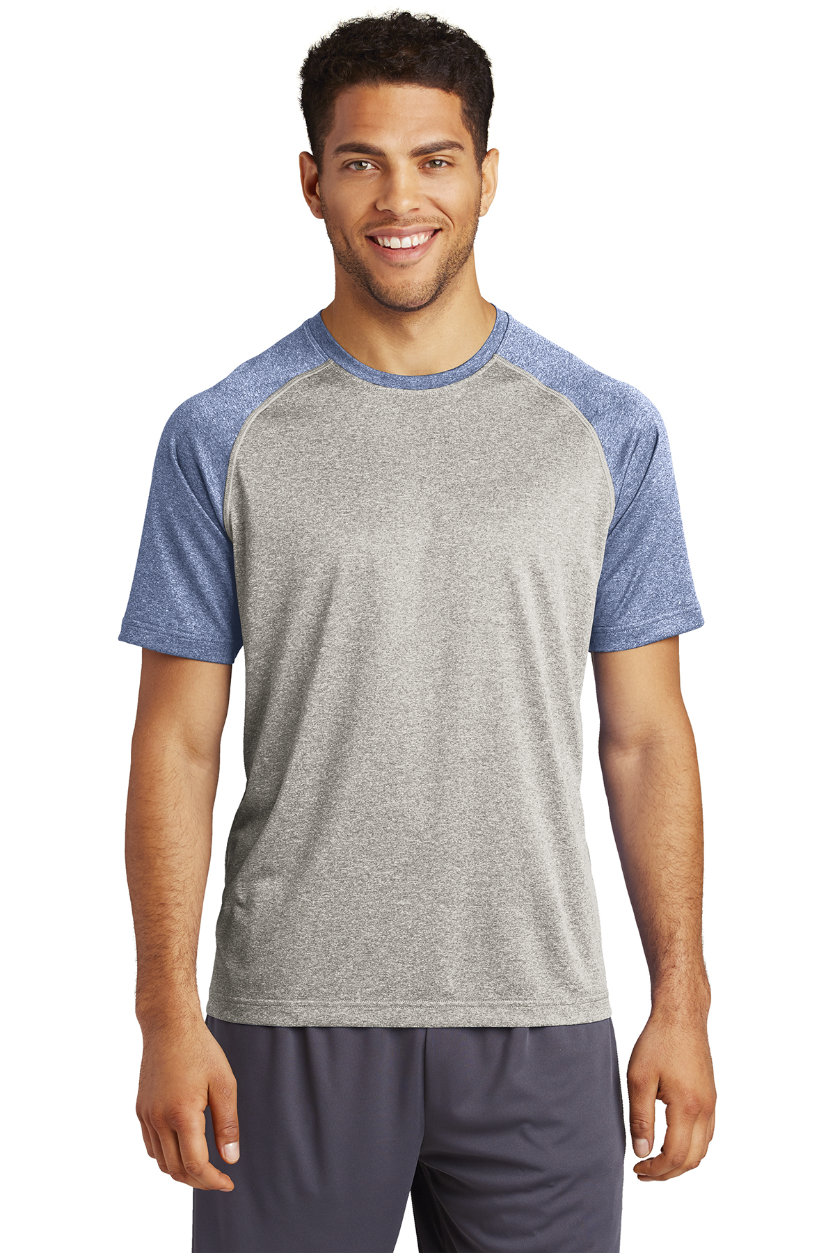 click to view Vintage Heather/ True Navy Heather
