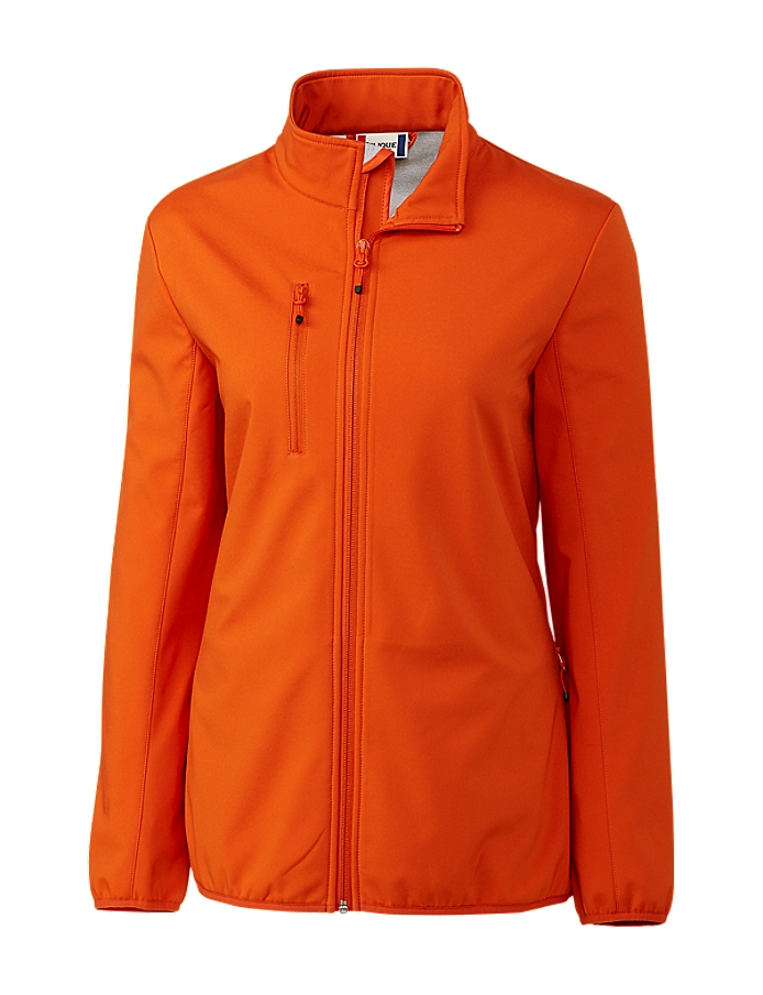 CUTTER & BUCK LQO00053 - Clique Trail Eco Stretch Softshell Full Zip Womens Jacket