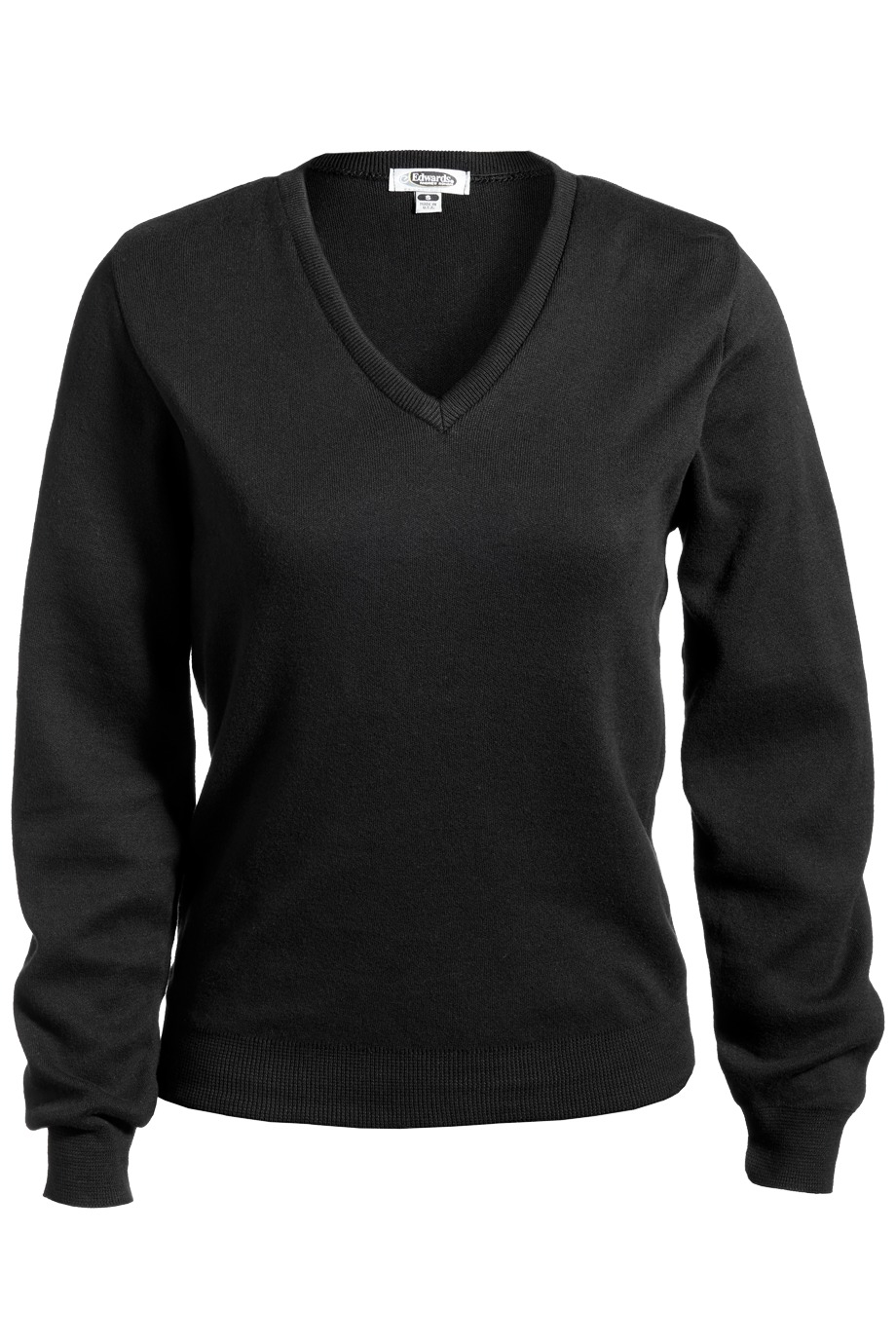Edwards Garment 7090 - Ladies' V-Neck Cotton Sweater