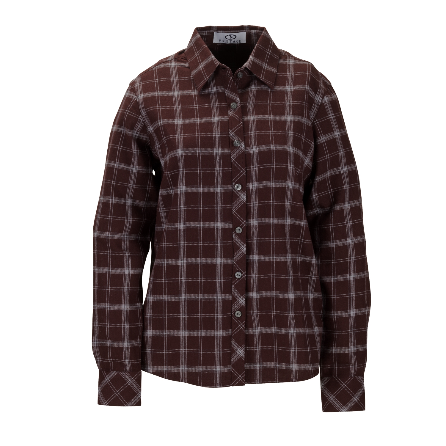 click to view Deep Maroon With Light Grey Check