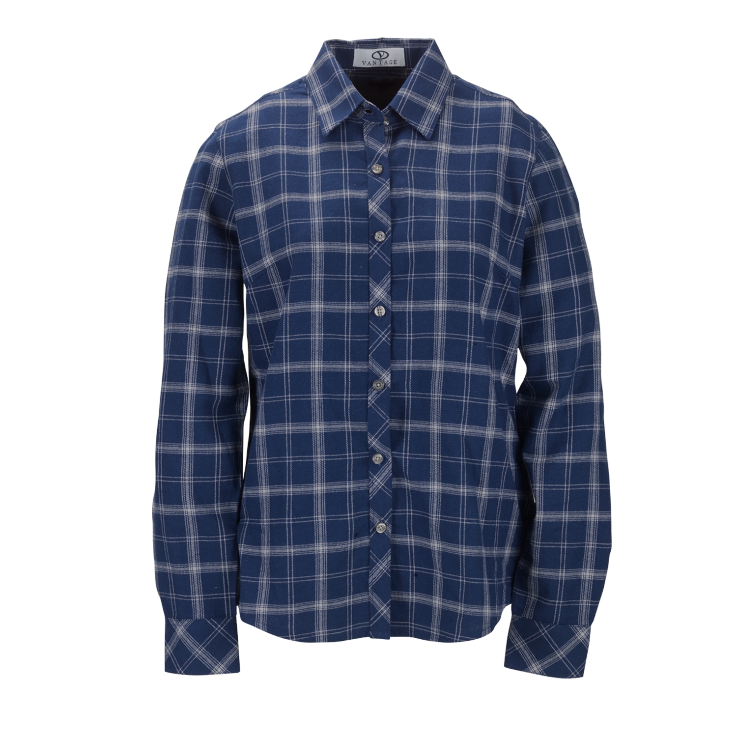 click to view True Navy With Light Grey Check