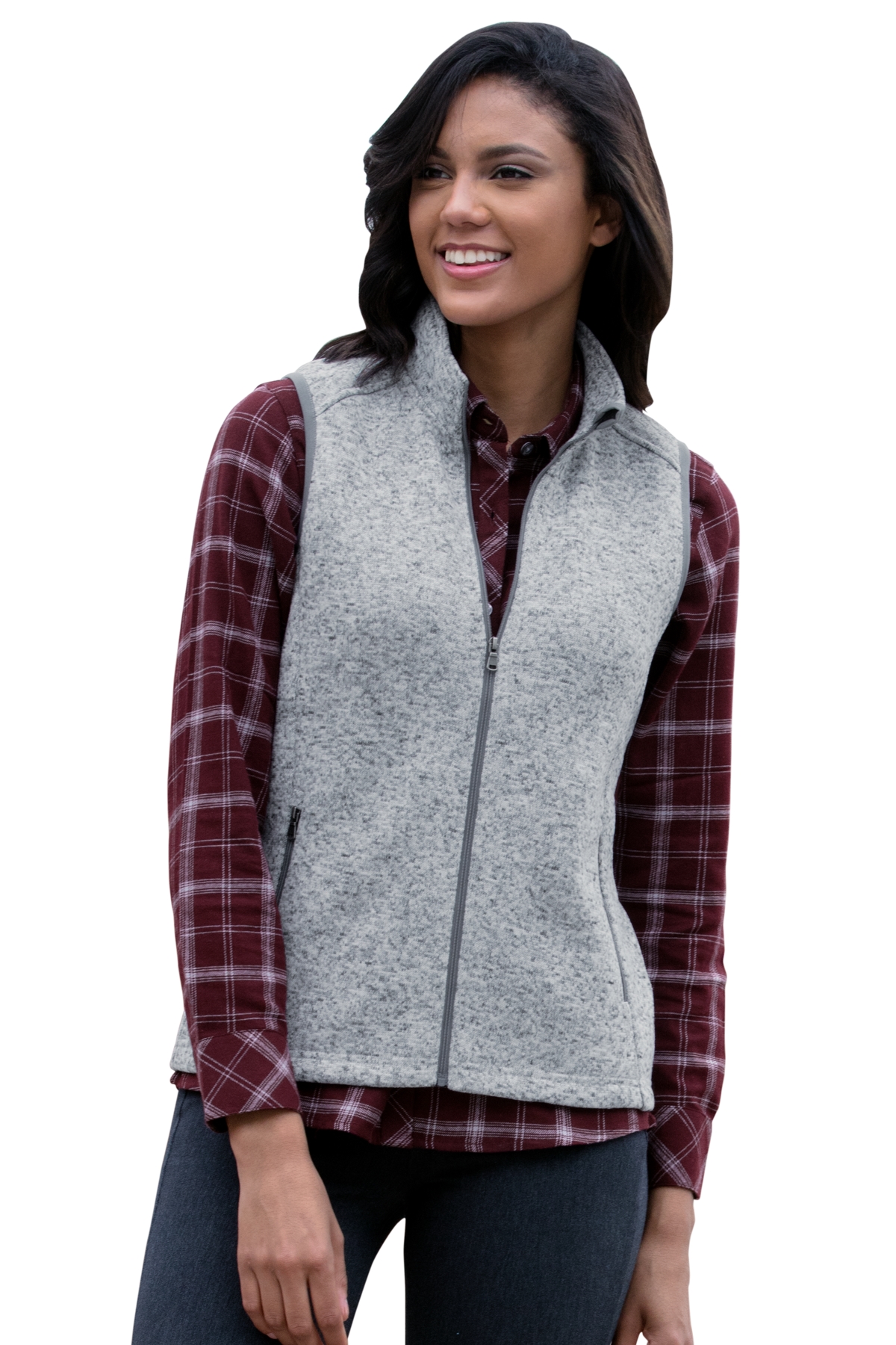 Vantage 3308 - Women's Summit Sweater-Fleece Vest