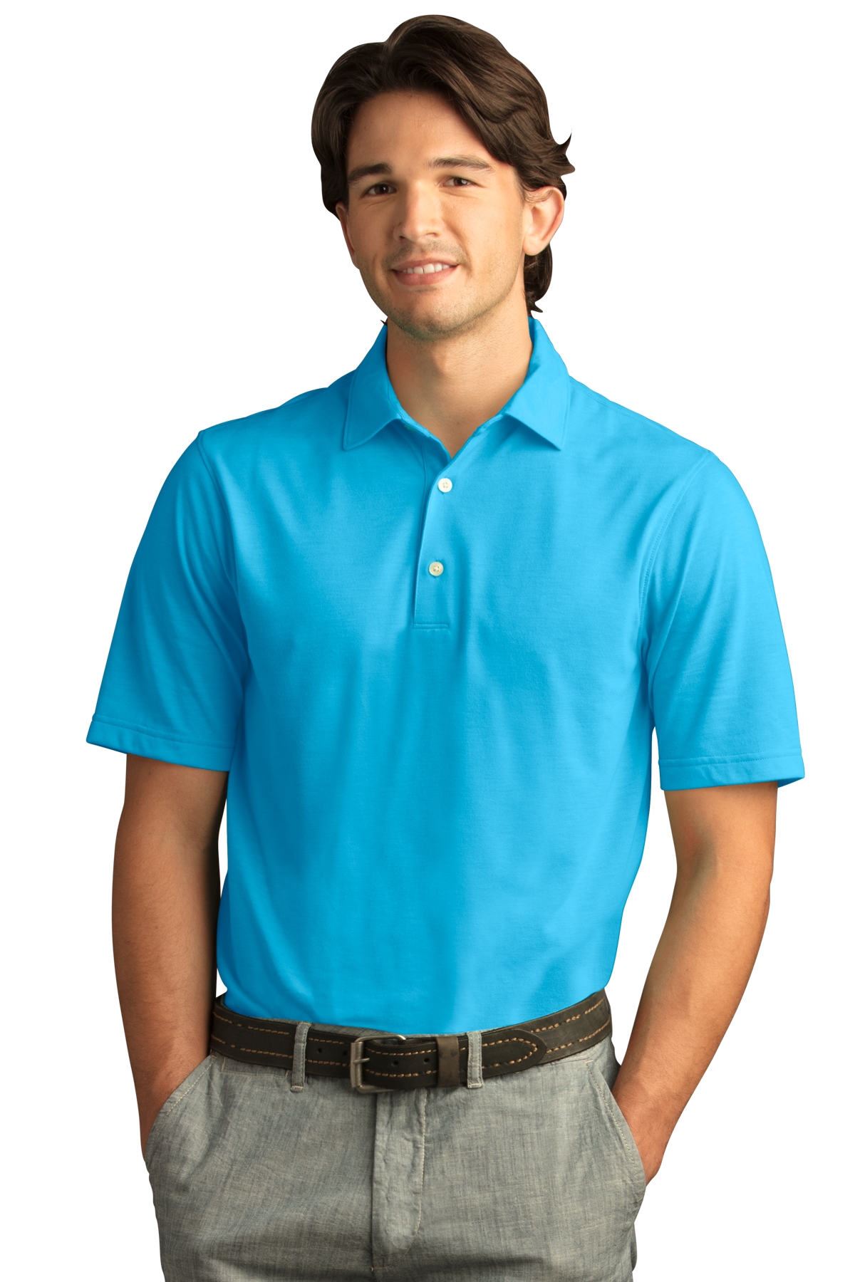 Greg Norman GNS8K463 - Men's Play Dry Foreward Series Polo