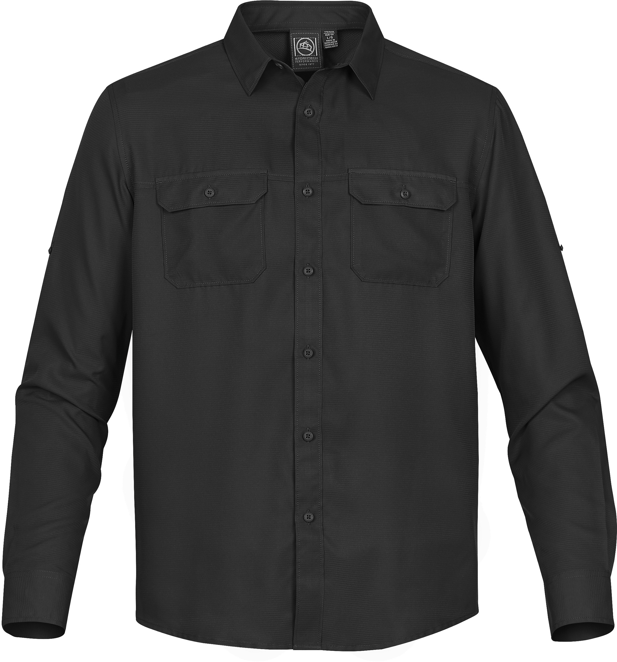 トップス BLACK BRICK Dry Active Safari Shirt L Stormtech SFS-1 - Men's Safari Shirt $33.00 -