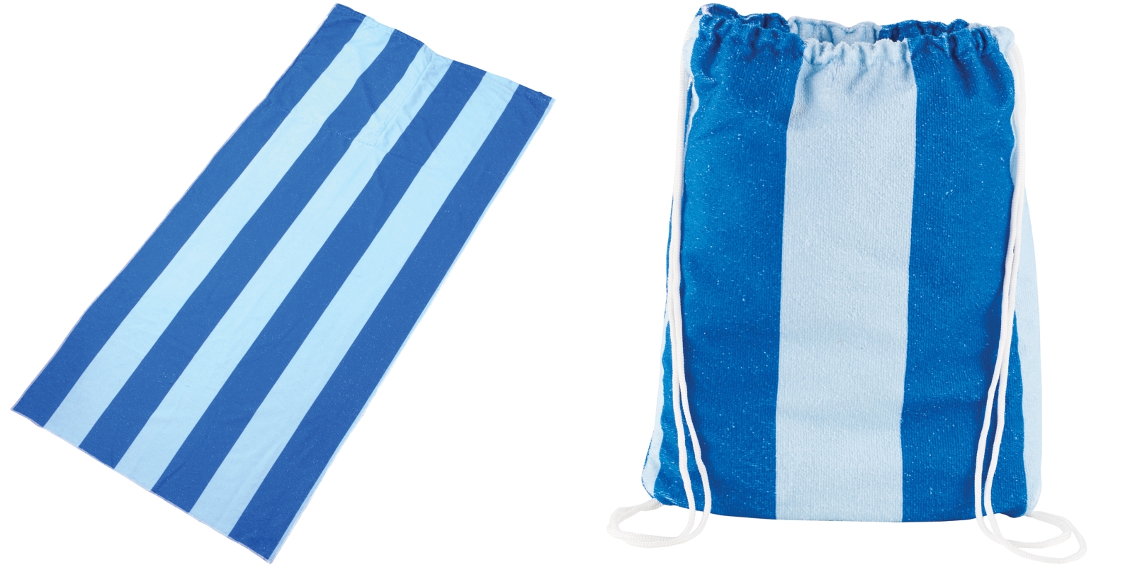 LEEDS 1080-27 - Microfiber Beach Blanket with Drawstring Pouch