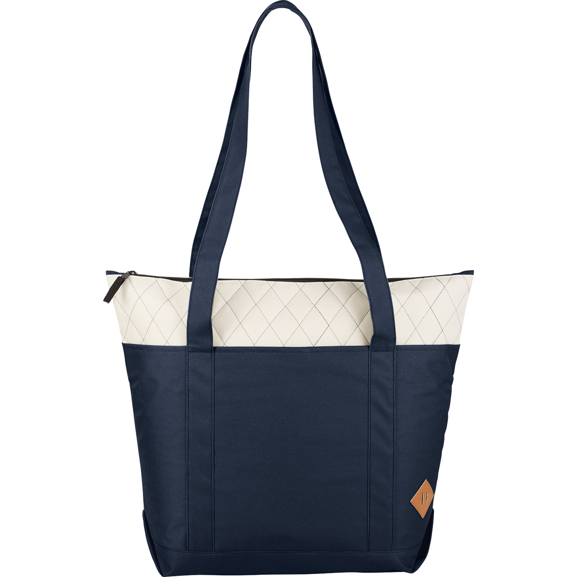 LEEDS 2301-33 - Quilted Zippered Boat Tote
