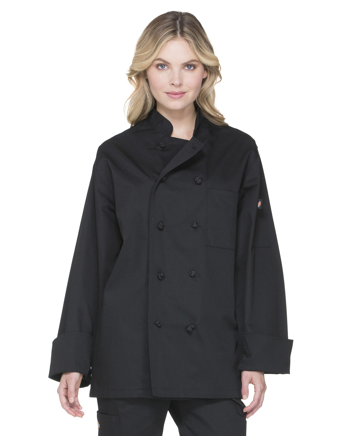 Dickies DC43 - Chef Unisex Classic Knot Button Chef Coat