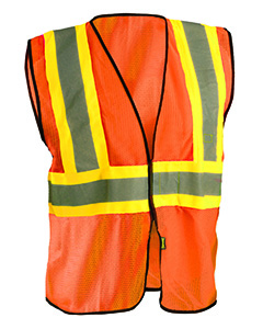 OccuNomix ECOGC2T - Men's High Visibility Value Two-Tone Safety Mesh Vest