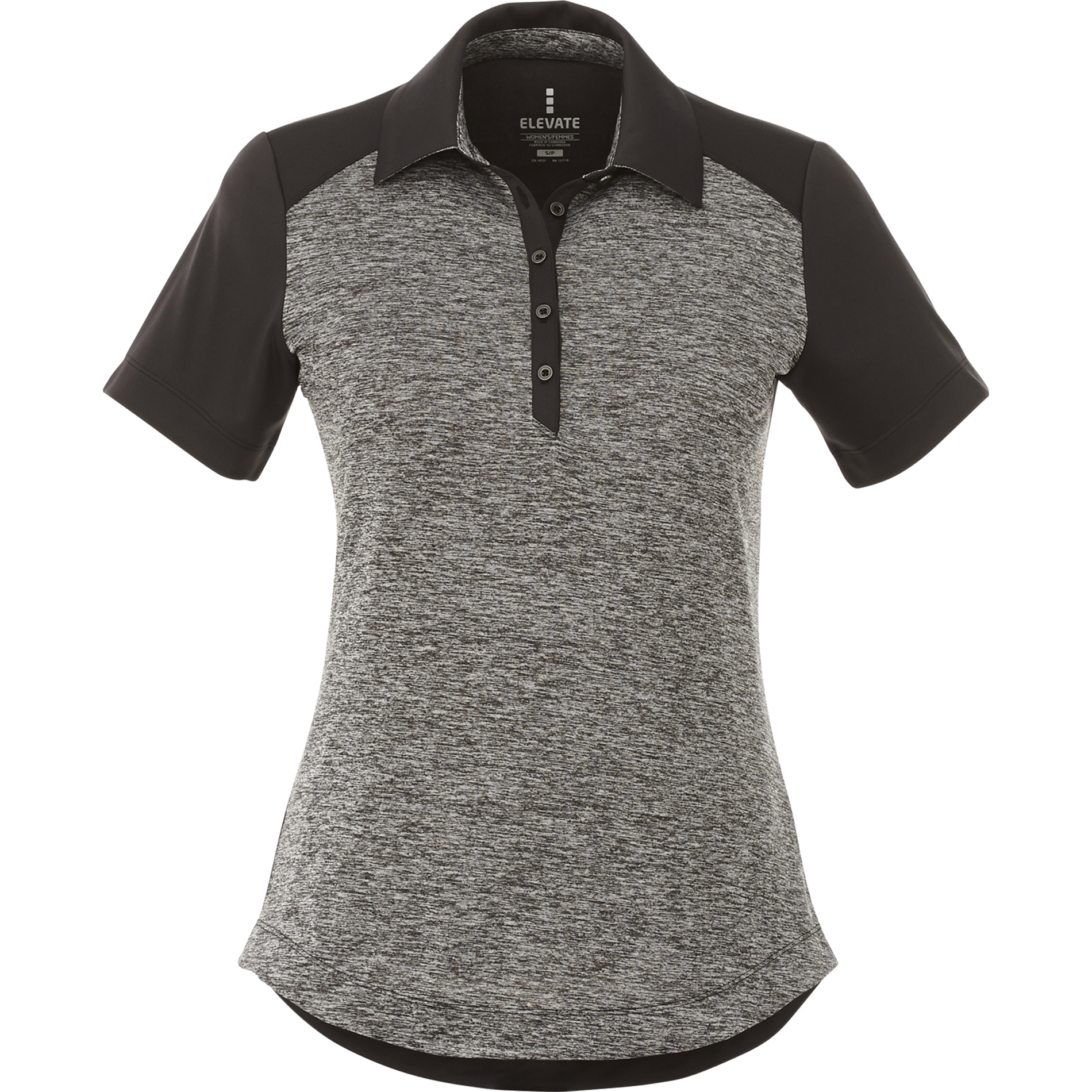 click to view Heather Dk Charcoal/Black Smk