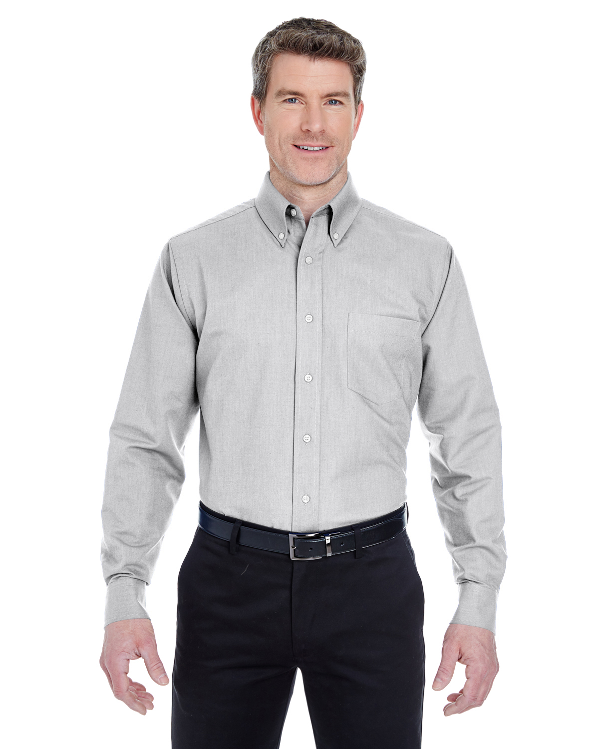 Ultra Club 8970T - Men's Tall Classic Wrinkle-Free Long-Sleeve Oxford
