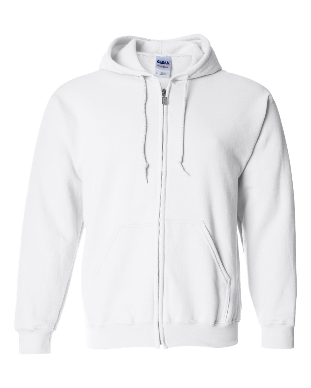 Gildan 18600-Heavy Blend Full Zip Hooded Sweatshirt.