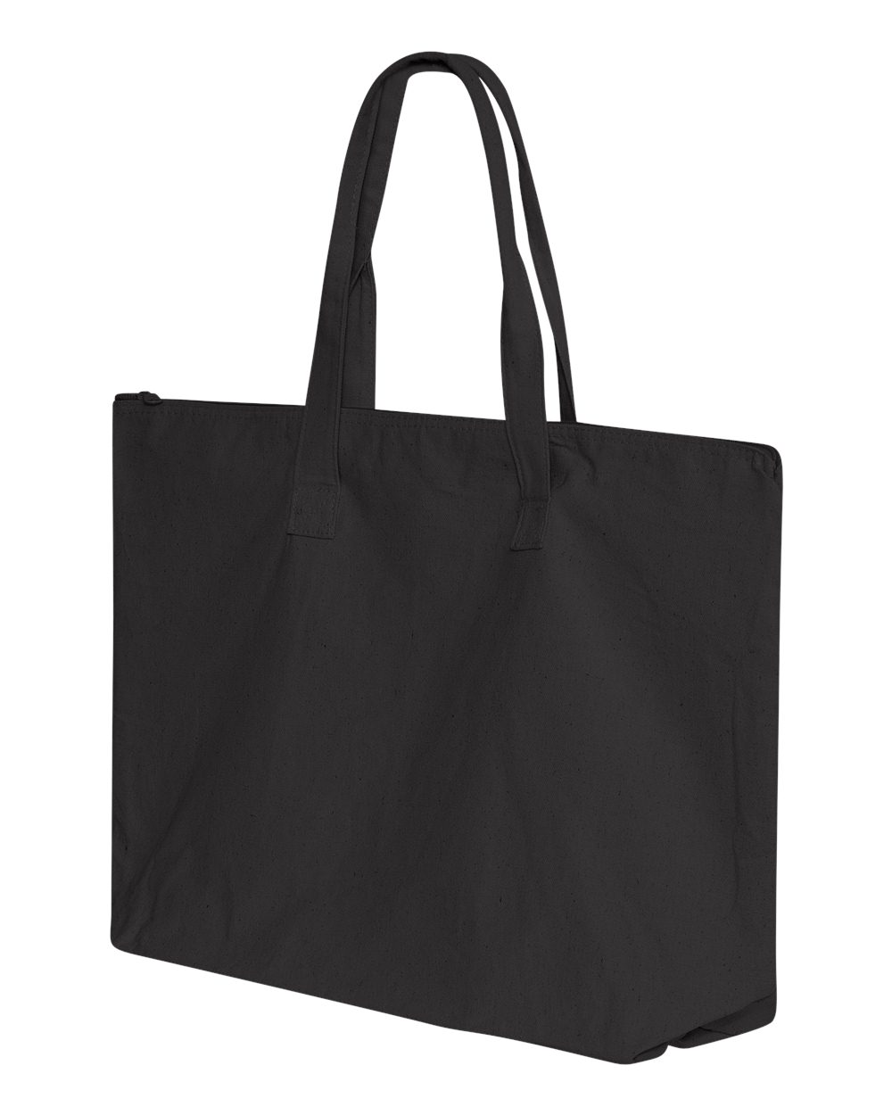 Liberty Bags 8863-10 Ounce Canvas Tote with Zipper Top Closure $4.39 - Bags