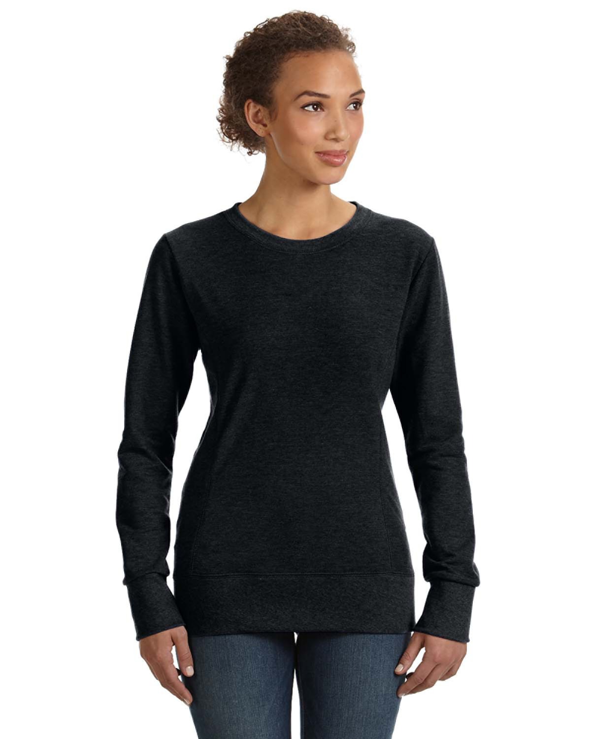 Anvil 72000L - Ringspun French Terry Mid-Scoop Sweatshirt