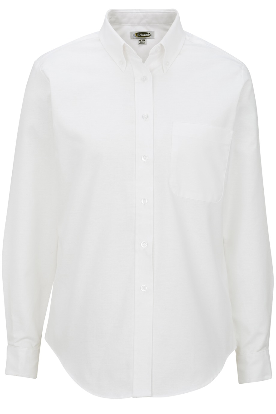 Edwards Garment 5077 - Women's Long Sleeve Dress Button Down Oxford