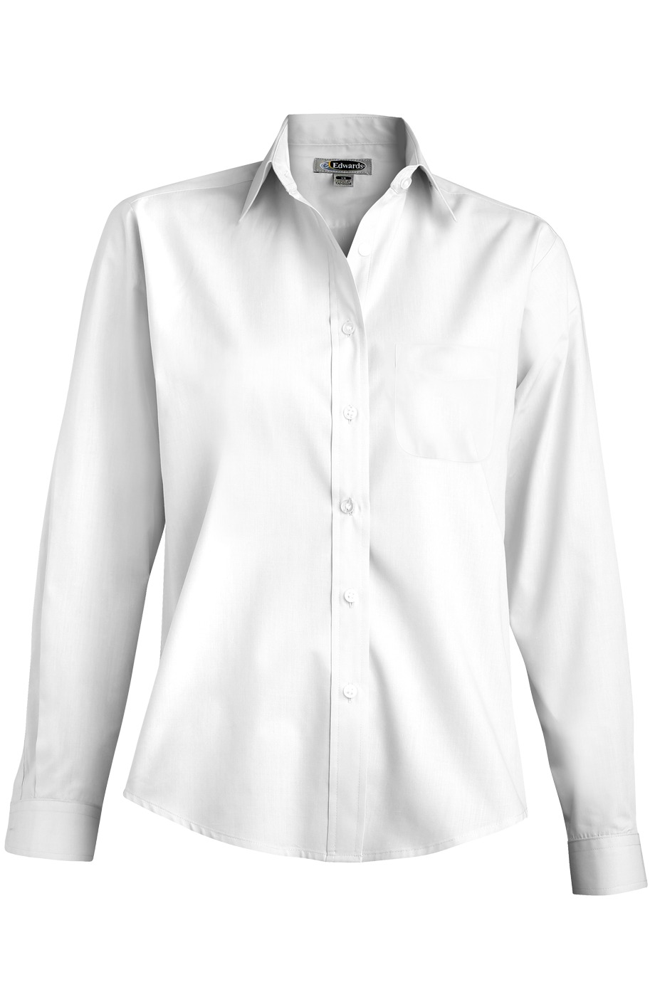 Edwards Garment 5363 - Women's Long Sleeve Value Broadcloth Shirt