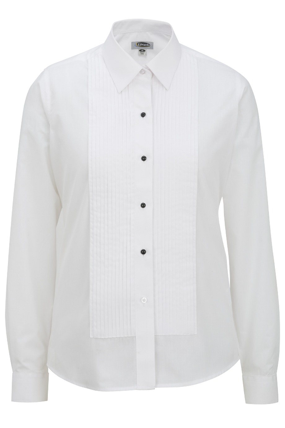 Edwards Garment 5393 - Women's Tuxedo Shirt Quarter Pleat