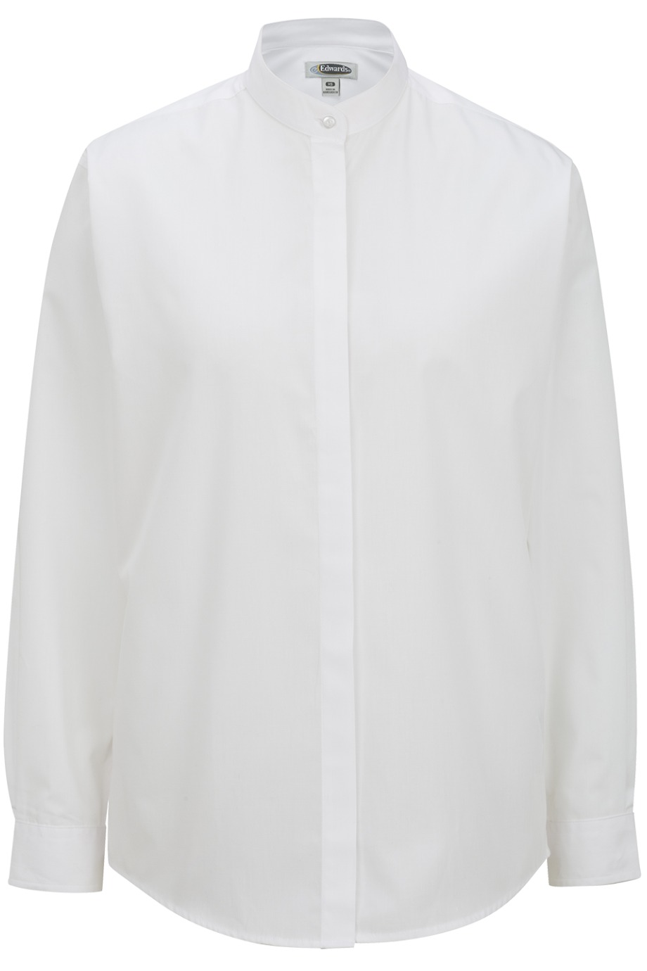 Edwards Garment 5396 - Women's Long Sleeve Banded Collar Shirt