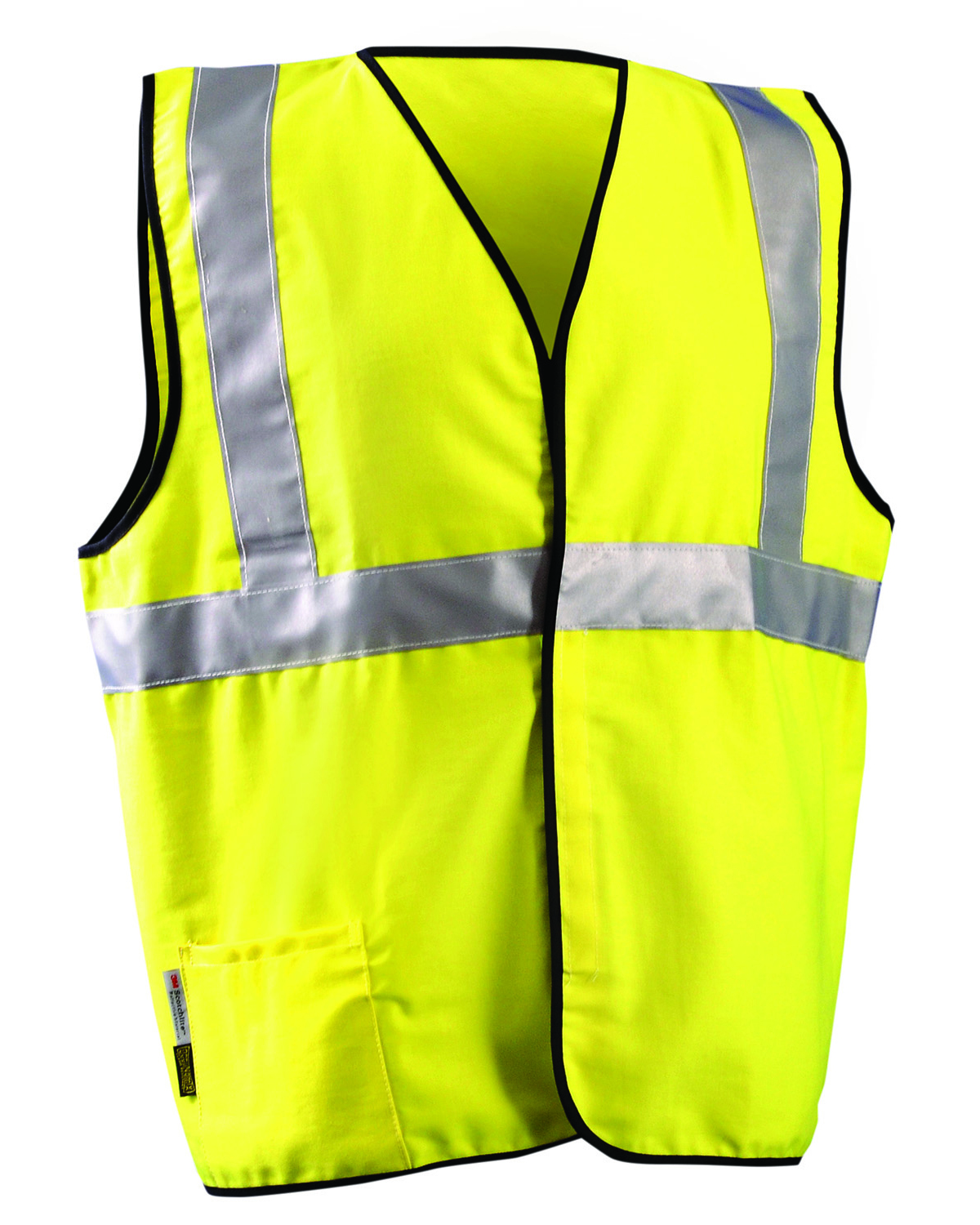 OccuNomix LUXSSCG - Men's Flame Resistant Cotton Blend Stripe Solid HRC 1 Vest