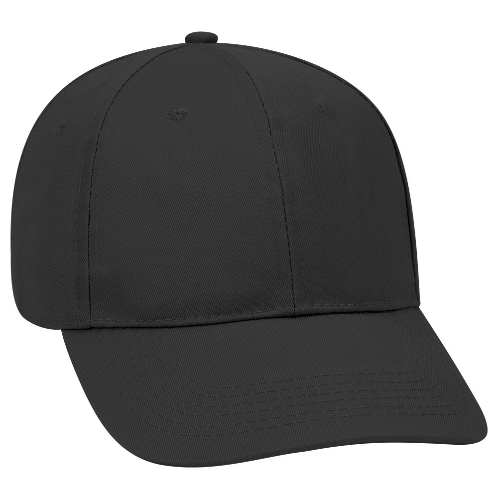 Promo cotton twill solid and two tone color six panel low profile pro style caps